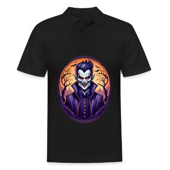 Gruseliges Fête d’Halloween Kostüm Vampir - Polo Homme - noir - Devant - Kai (181cm)