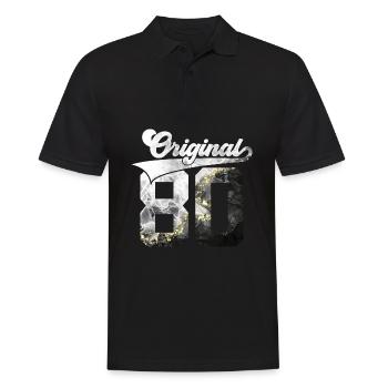 46TH BIRTHDAY 46 YEARS ORIGINAL 1980 - Men's Polo Shirt - black - Front - Kai (181cm)