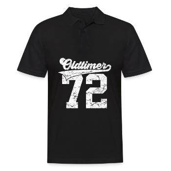 54E ANNIVERSAIRE 1972 MILLÉSIME 72 - Polo Homme - noir - Devant - Kai (181cm)