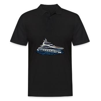 Yacht Ship - Polo Homme - noir - Devant - Kai (181cm)