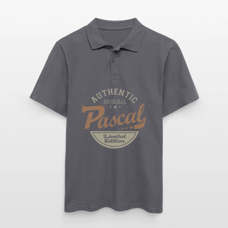 Pascal gift custom tshirt Easter first name Men's Polo Shirt