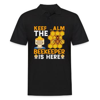 Beekeeping Beekeeping Course Beekeepers' Association Honey Bee Beekeepers - Men's Polo Shirt - black - Front - Kai (181cm)