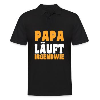 Père Équipe Papa - Polo Homme - noir - Devant - Kai (181cm)