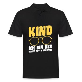Fille Fils - Polo Homme - noir - Devant - Kai (181cm)