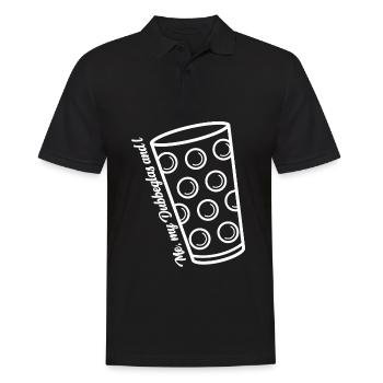 Moi, mes Dubbeglas et moi - Polo Homme - noir - Devant - Kai (181cm)