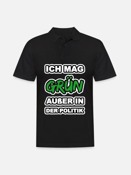 Bundestagswahl - Männer Poloshirt - Schwarz