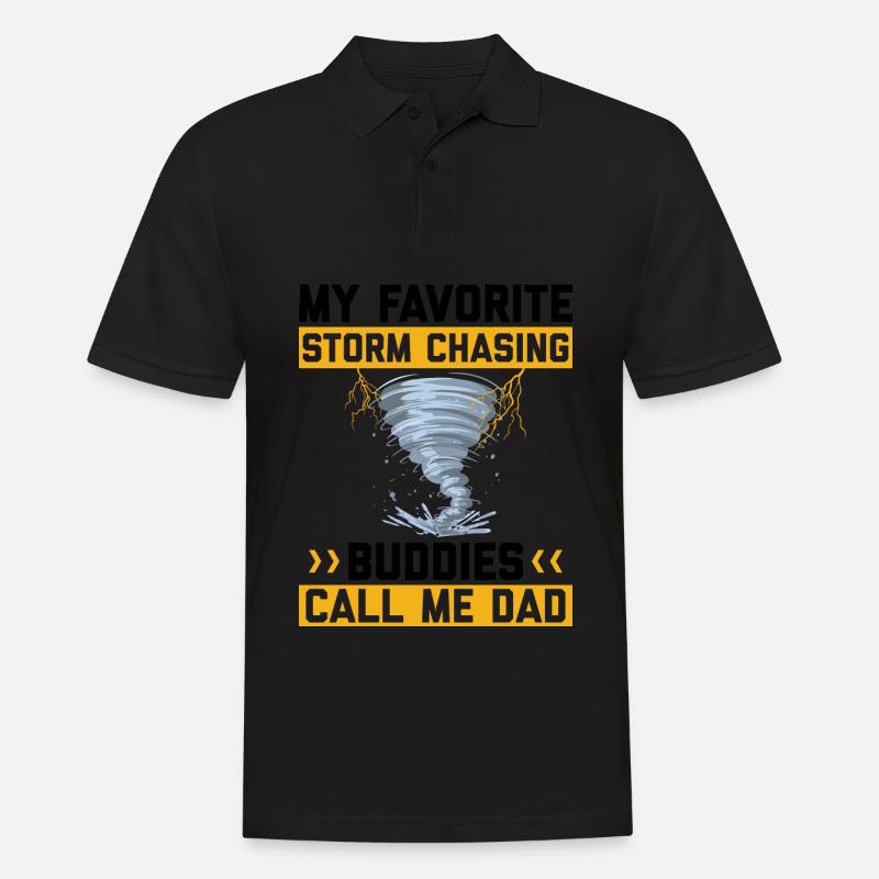 Sturmjäger Sprüche - Männer Poloshirt - Schwarz