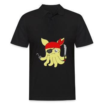 Das kleine aber entzückende Dumbo Octopus T-Shirt - Männer Poloshirt - Schwarz - Vorne - Kai (181cm)