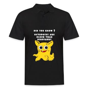 Das kleine aber entzückende Dumbo Octopus T-Shirt - Männer Poloshirt - Schwarz - Vorne - Kai (181cm)