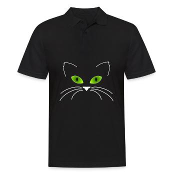 Chat chat - Polo Homme - noir - Devant - Kai (181cm)