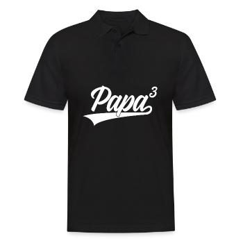 DAD HIGH 3 TRIPLE DAD - Men's Polo Shirt - black - Front - Kai (181cm)