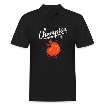 Champion de basket-ball - Polo Homme - noir - Devant - Kai (181cm)