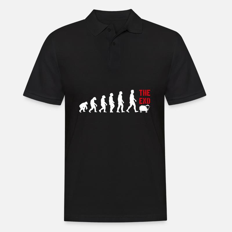 ÉVOLUTION DRÔLE DRÔLE - Polo Homme - noir