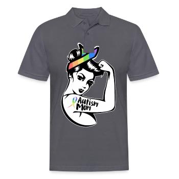 Autismus Autist - Männer Poloshirt - Anthrazit - Vorne - Nico (186cm)