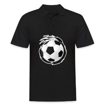 Football football footballeur footballeur footballeur - Polo Homme - noir - Devant - Kai (181cm)