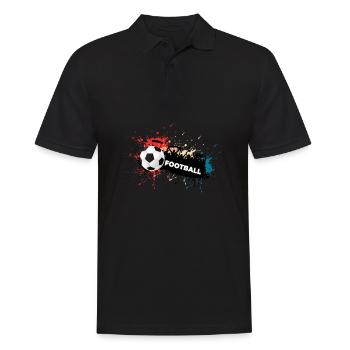 Football football footballeur footballeur footballeur - Polo Homme - noir - Devant - Kai (181cm)