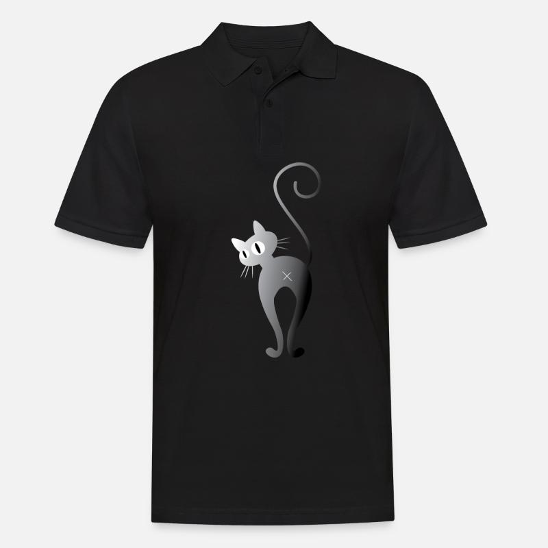 Chat Chat Chat Chat Kitty - Polo Homme - noir