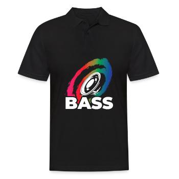 Musik Bass Dubstep Music Musicstar bassist DJ - Männer Poloshirt - Schwarz - Vorne - Kai (181cm)