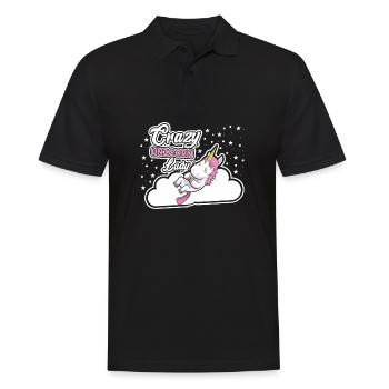 Folle Licorne Dame Dormant Licorne - Polo Homme - noir - Devant - Kai (181cm)