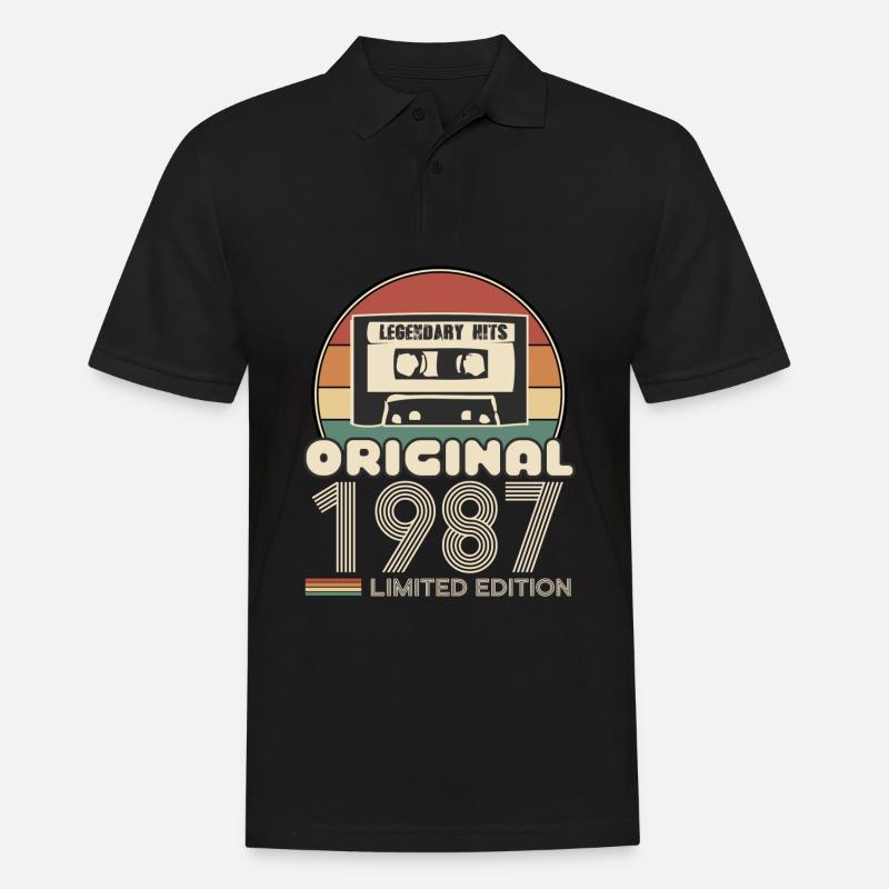 1987 - Polo Homme - noir
