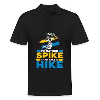 Volleyball Beach Volleyball - Men's Polo Shirt - black - Front - Kai (181cm)