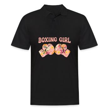 Boxen Boxing Boxer Boxkampf Kämpfer - Männer Poloshirt - Schwarz - Vorne - Kai (181cm)