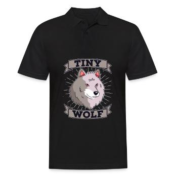 Wolf - Men's Polo Shirt - black - Front - Kai (181cm)
