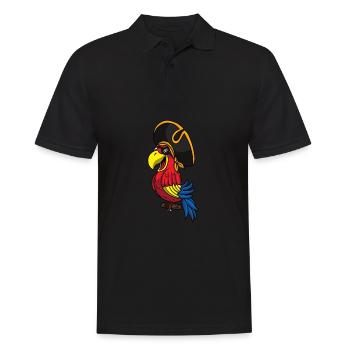 Perroquet - Polo Homme - noir - Devant - Kai (181cm)