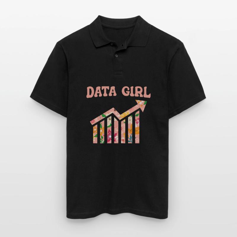 Big Data Science Engineer Scientist Analyst Männer Poloshirt