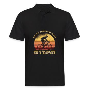 Vélo de route Vélo de route Cyclisme Cycliste - Polo Homme - noir - Devant - Kai (181cm)
