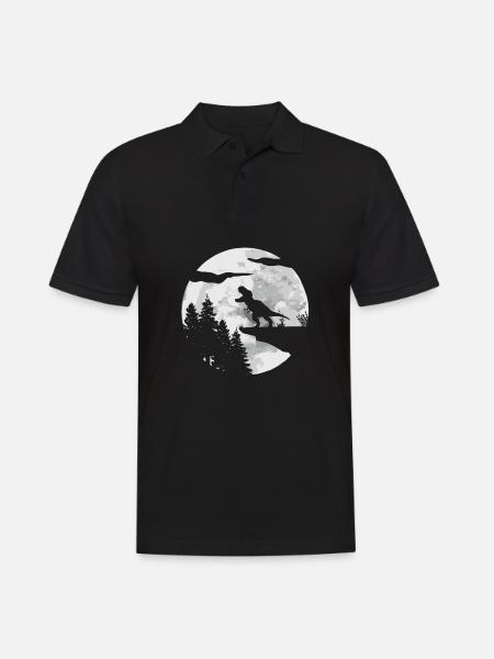 T-Rex Tyrannosaurus Rex - Men's Polo Shirt - black