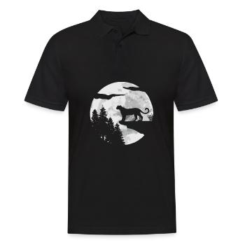 Guépard - Polo Homme - noir - Devant - Kai (181cm)