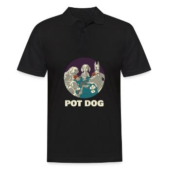 Poker Pokerspieler Texas Holdem - Männer Poloshirt - Schwarz - Vorne - Kai (181cm)