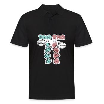 Biologiste scientifique en biologie - Polo Homme - noir - Devant - Kai (181cm)