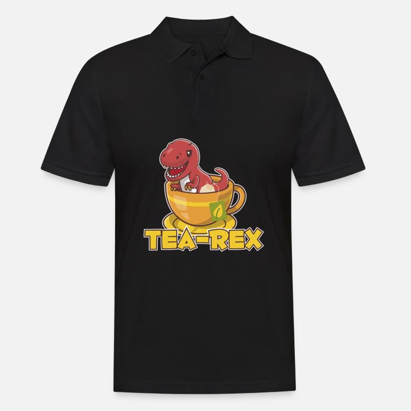 T-Rex Tee Rex Thé Rex - Polo Homme - noir
