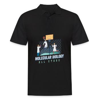 Biologie Biologe Wissenschaftler - Männer Poloshirt - Schwarz - Vorne - Kai (181cm)