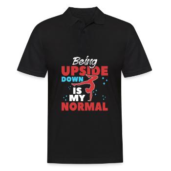 RSG Turnerin Rhythmische Sportgymnastik - Männer Poloshirt - Schwarz - Vorne - Kai (181cm)