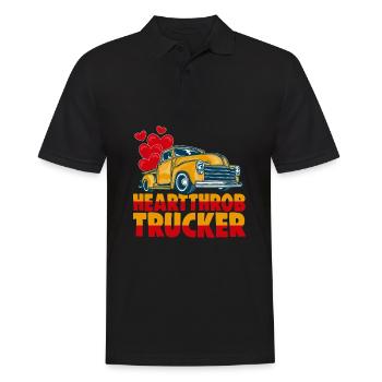 Truck Driver Truck Driver Truck Driver Trucker - Men's Polo Shirt - black - Front - Kai (181cm)