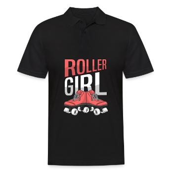 Rollschuhe Laufen Roller Skates - Männer Poloshirt - Schwarz - Vorne - Kai (181cm)