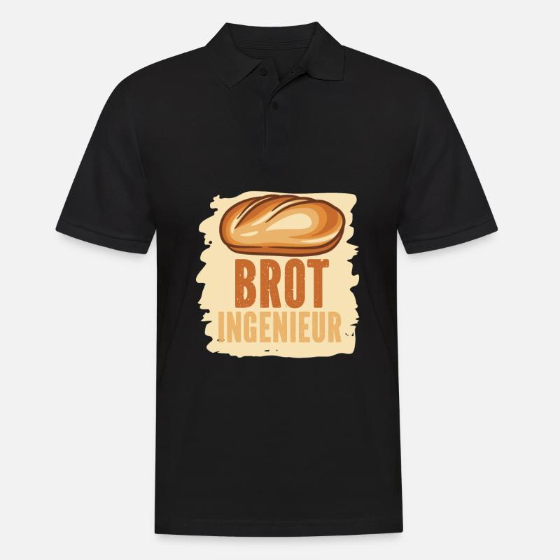 Bäcker Backen Konditor - Männer Poloshirt - Schwarz