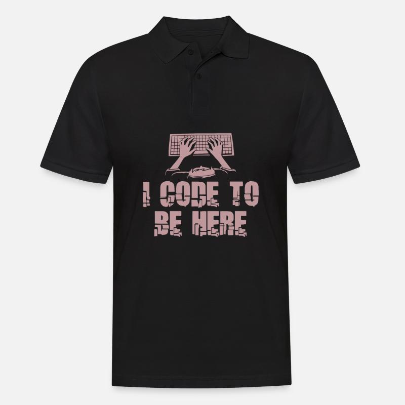 Programmer Coder Software Developer - Men's Polo Shirt - black
