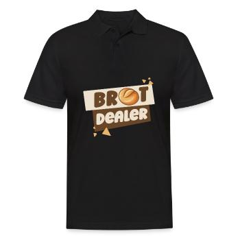 Bäcker Backen Konditor - Männer Poloshirt - Schwarz - Vorne - Kai (181cm)