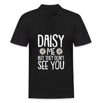 Hobby Gardener Garden Gardener Daisy - Men's Polo Shirt - black - Front - Kai (181cm)