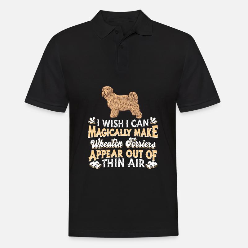 Wheaten Terrier Hund - Männer Poloshirt - Schwarz