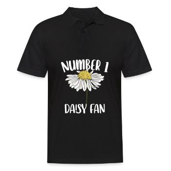 Hobby Gardener Garden Gardener Daisy - Men's Polo Shirt - black - Front - Kai (181cm)