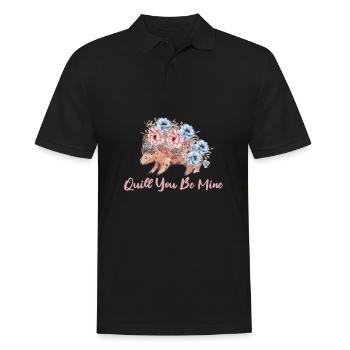 porc-épic - Polo Homme - noir - Devant - Kai (181cm)