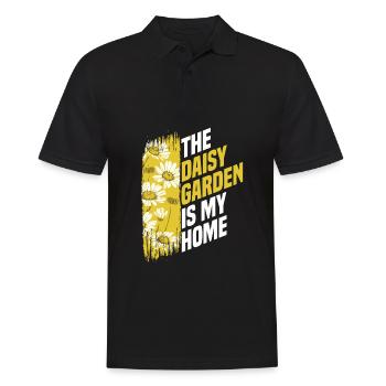 Hobby Gardener Garden Gardener Daisy - Men's Polo Shirt - black - Front - Kai (181cm)