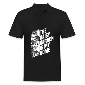 Hobby Gardener Garden Gardener Daisy - Men's Polo Shirt - black - Front - Kai (181cm)