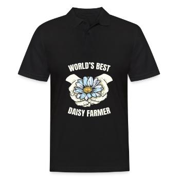 Hobby Gardener Garden Gardener Daisy - Men's Polo Shirt - black - Front - Kai (181cm)