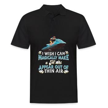 Jetski Jet Ski Motorschlitten - Männer Poloshirt - Schwarz - Vorne - Kai (181cm)